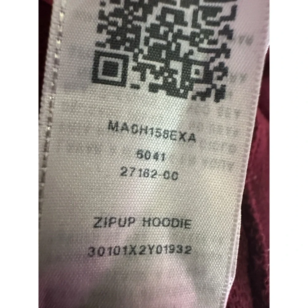 True Religion Brand Jeans TR Zip Maroon Hoodie | Tagged Size: S/P
